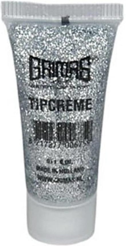 Zilverkleurige Grimas glitter schmink - Schmink