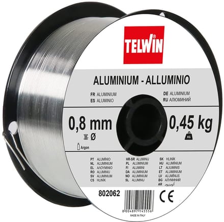 Lasdraad op Aluminium 0,8 mm - 0,45 kg Grijs
