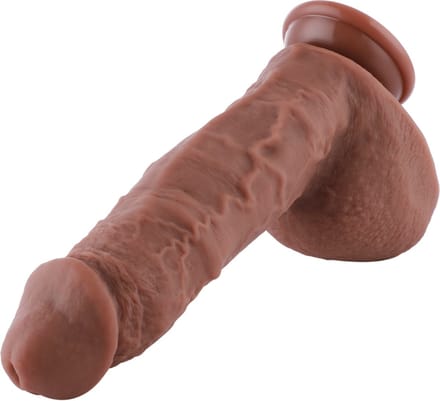 Dildo Thick KlicLok Large 21 CM Bruin