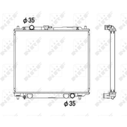 Radiator, motorkoeling NRF 52108