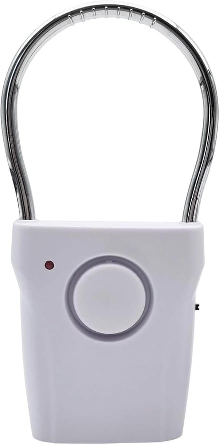 Deuralarm Draagbaar - Beveiligingssensor Raam - Ongeautoriseerde Toegang - Hoge Gevoeligheid Sensor - 15 x 7.2 x 2.7 cm - Wit