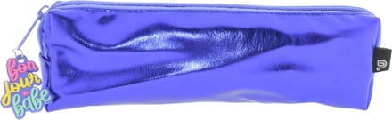 Etui Bonjour Babe - driekantig - PU-leer - paars - 20 x 6 cm - K-PM920035
