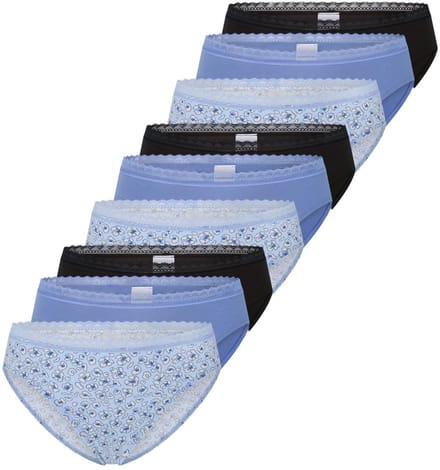 Schiesser Dames riosslip 9 pack Modern Multipacks