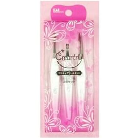 KAI - Creartry Cuticle Tool Set 3 pcs
