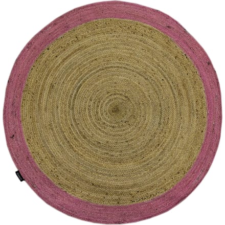 Vloerkleed Rami rond handgemaakt jute | Bakero