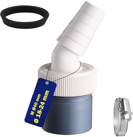 Dailygoods - Adapter voor Afvoerslang Wasmachine en Vaatwasser