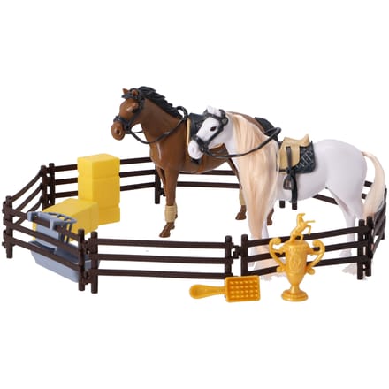 KiddyGo paarden speelset met accessoires - speelgoed paarden set.