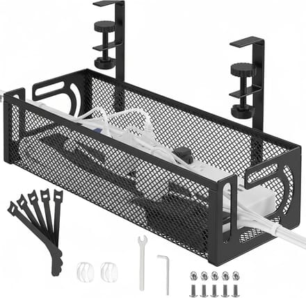 AHD® Kabelgoot - Kabelgoot Bureau - Cable Management - Zwart - 39cm x 12cm x 1cm