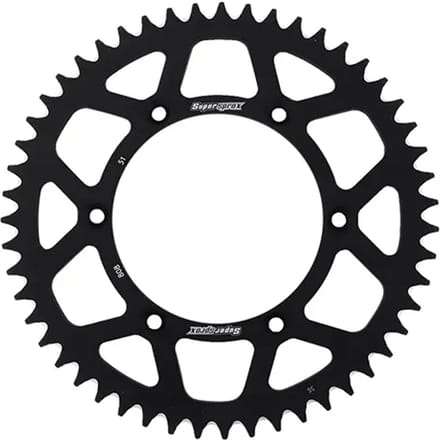 Aluminium motorfiets tandwieltje Supersprox RAL-808:51