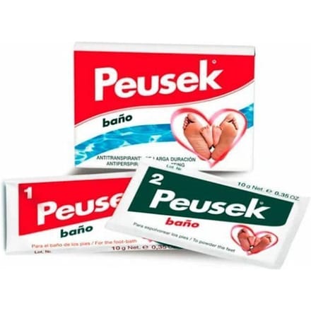 Bain de pieds anti-transpirant Peusek 2 sachets 20 g red
