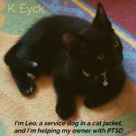 I'm Leo, A Service Dog In A Cat Jacket, And I'm Helping My Owner With Ptsd - K. Eyck