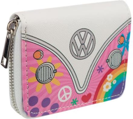 Portemonnee Volkswagen T1 Surf summer love roze