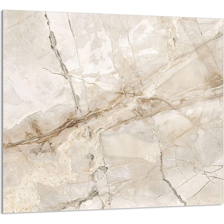 TMK ArtDeko - Glasplaat voor Keuken - 65x60 cm - Marmer - Veilig & Multifunctioneel
