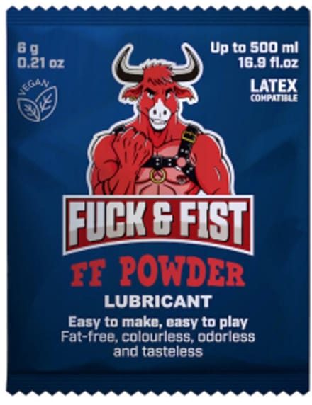 Fuck & Fist - FF poeder glijmiddel - 0,21 oz / 6 gram