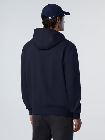 North Sails Hoodie Volledige ritssluiting met geborduurd logo