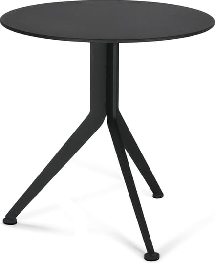 Spinder Design bijzettafel Daley High - zwart - Ø 38 - Staal