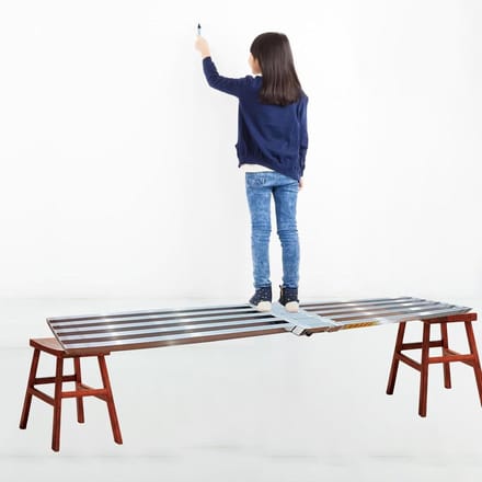 Telescopisch Steigerplatform - Werkplank Verstelbaar - Veilig Klussen - Verstelbare Lengte - Tot 500 cm - Aluminium