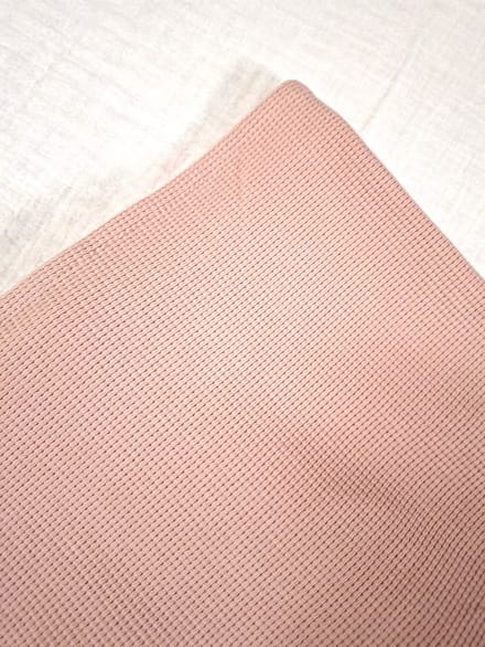 Oogappel Tricot Wafel Deken Wieg 75x100 cm-Roze