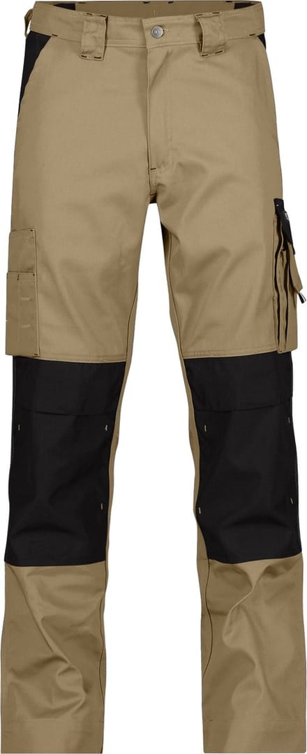 Tweekleurige werkbroek met kniezakken