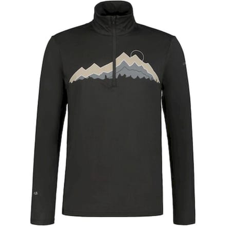 ICEPEAK - Firth - Skipully met rits heren - Zwart