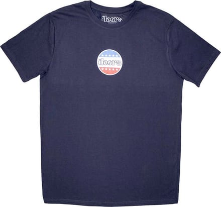 The Doors - Mini Stars Logo Heren T-shirt - S - Blauw