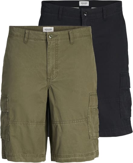 JACK&JONES PLUS JPSTCOLE JJCAMPAIGN SHORT 2PK MP PLS Heren Broek - Maat 46