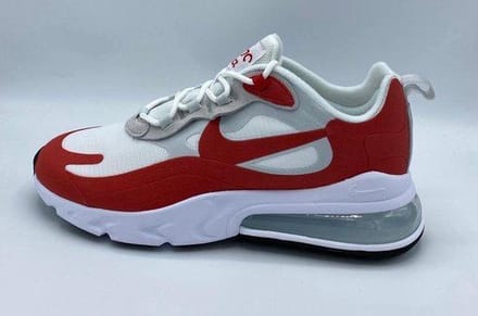 Nike Nike Air Max 270 React - Sneakers - Unisex - White - University Red