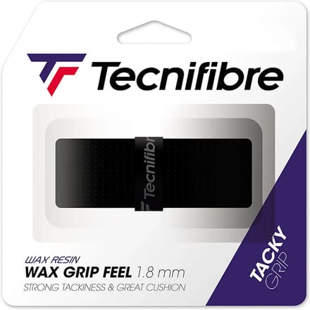 Tecnifibre WAX GRIP FEEL - zwart - 1.8 mm - basisgrip