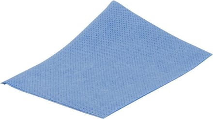 Bacterie remmende viscosedoek ca. 35x50 à 25 stuks blauw