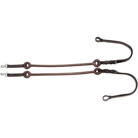 Elastische leren teugels voor paarden Umbria Equitazione