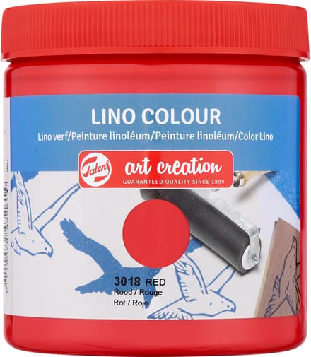 Talens Art Creation linoverf 250ml - Rood - linoleum - blockprint