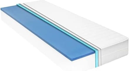 Schuimmatras - 140 x 200 x 18 cm - Wit - 15,75kg