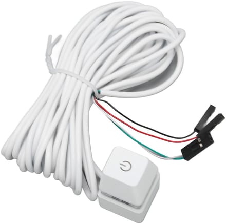 Allecto - Desktop Computer Schakelaar - Externe Afstandsbediening - Plug and Play - Duurzaam - Power On Off Switch - Geschikt voor Desktop PC - Blauw