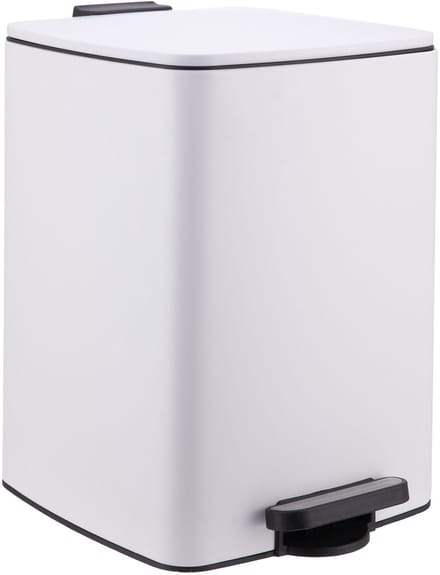 Pedaalemmer - 20 liter - keuken - wit
