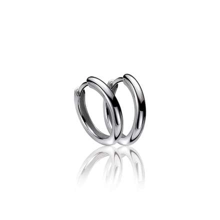 ZINZI zilveren oorringen 15 x 2mm glad met luxe klapsluiting ZIO401