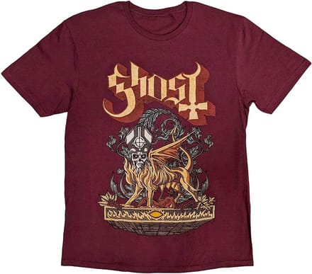 Ghost - Firemilk Heren T-shirt - L - Rood