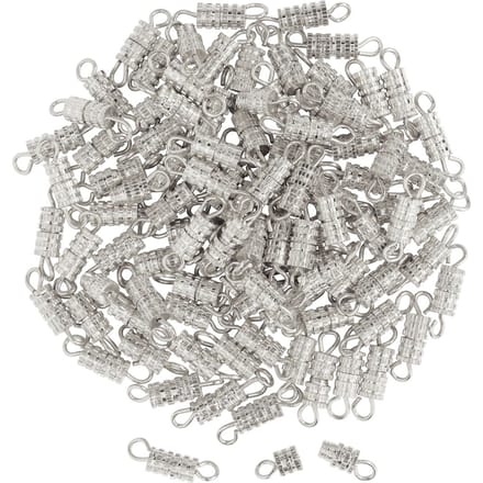 VBS Schroefdoppen "3,8 mm", 100 stuks - Zilverkleurig