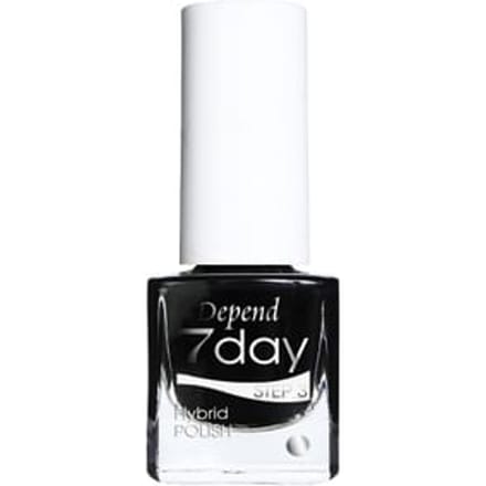 Depend Cosmetic - 7day hybrid Polish 7013 Goth Black 5ml