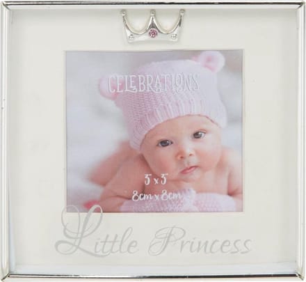 verzilverd fotolijstje little princess