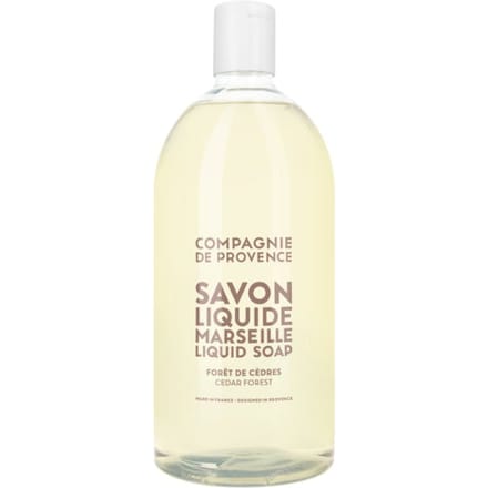 Savon de Marseille vloeibare handzeep Extra Pur Forêt de Cèdres 1 liter navulling