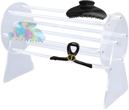 Haarklemmen organizer 360° draaibaar - acryl - haarcliphouder - snel toegang tot haaraccessoires - ShopVlot