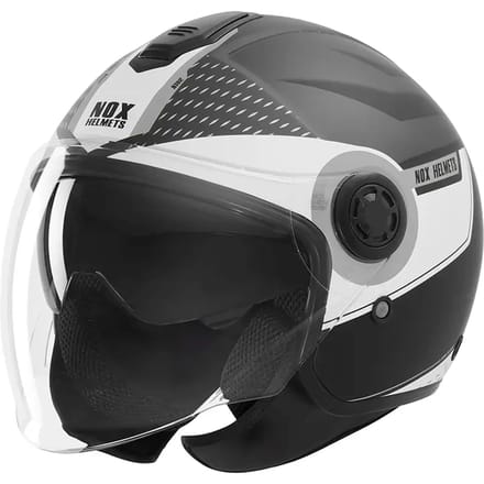 Jet motorhelm Nox Premium N182 Round