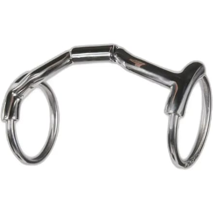 Metalab Elite Bruid Snaffle Met Brug Zilver 11.5 cm
