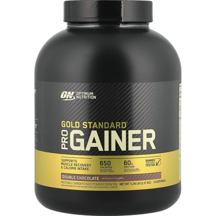 Gold Standard, Pro Gainer, Dubbele Chocolade, 2,31 kg(5,09 pond)