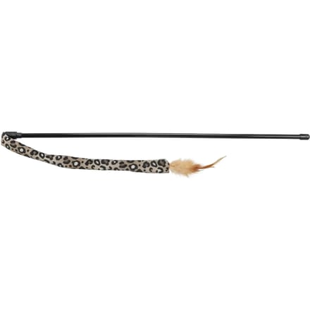 Kattenspeelgoed hengel plastic/pluche 51cm met catnip