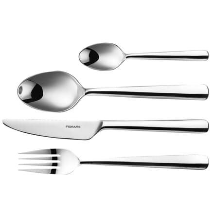 Fiskars Functional Form - Bestekset - 24-delig - Glanzend - Ergonomisch