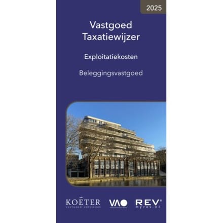 Vastgoed Taxatiewijzer Exploitatiekosten Beleggingsvastgoed 2025 - Koeter Vastgoed Adviseurs