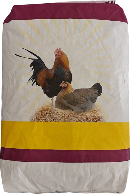 Voerwaarts Legmeel voor kippen - 20kg - Grove structuur & okergele dooier