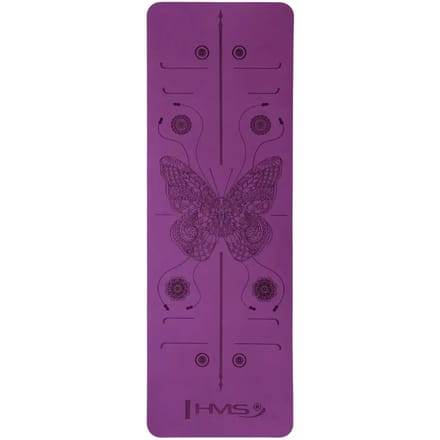 HMS YM10 Serie - Yogamat - TPE - Violet - Antislip