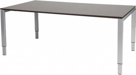 Vergadertafel Domino - 180x100 logan - alu frame